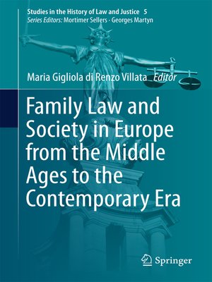 cover image of Family Law and Society in Europe from the Middle Ages to the Contemporary Era